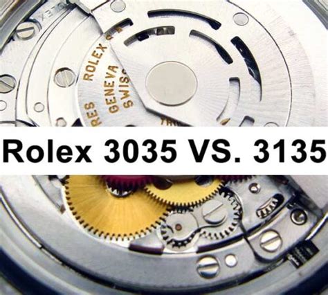 rolex 3035 vs 3135